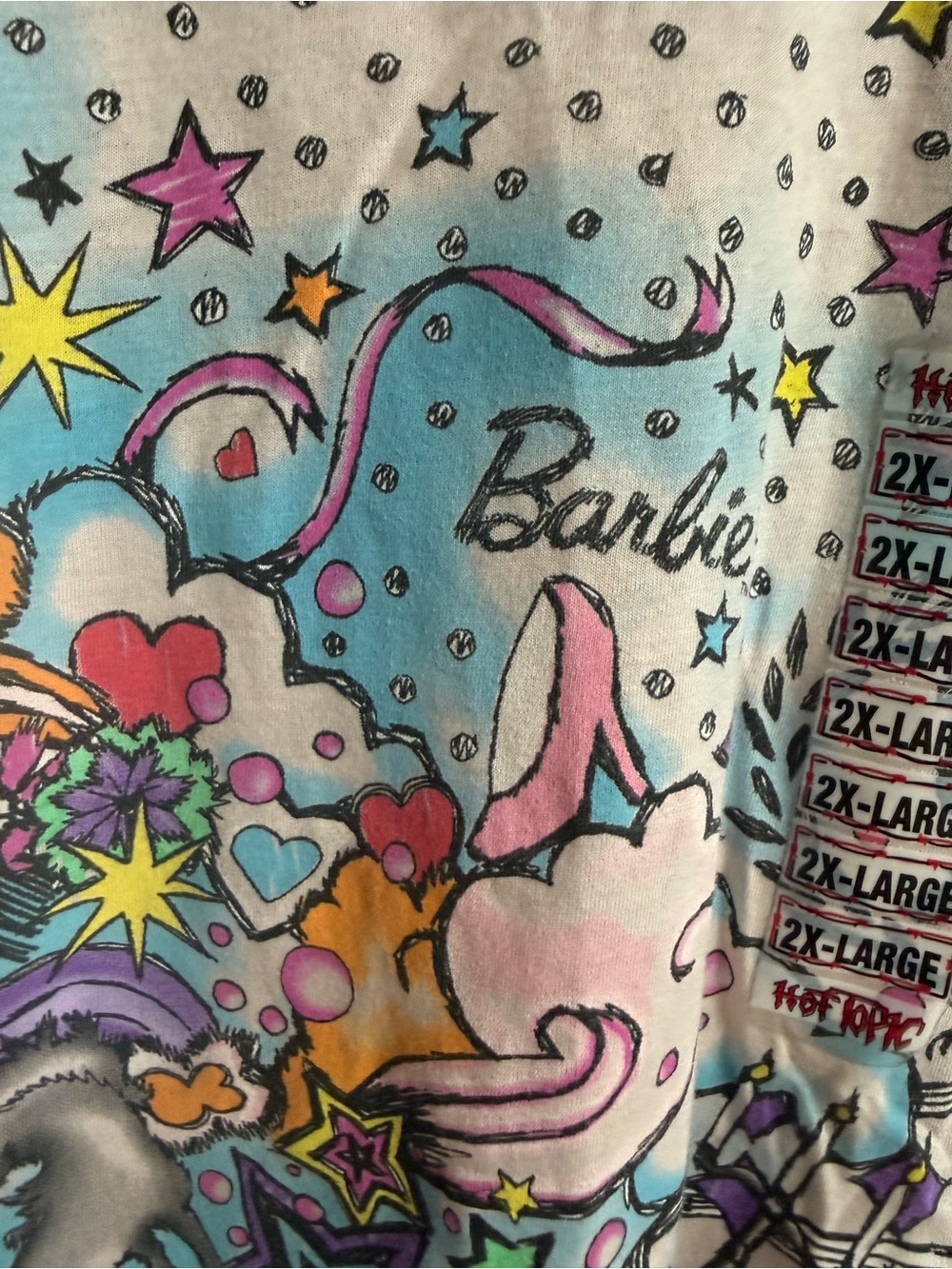 Vintage Hot Topic Barbie by Patricia Field  Graphic Tee - Picture 3 of 7